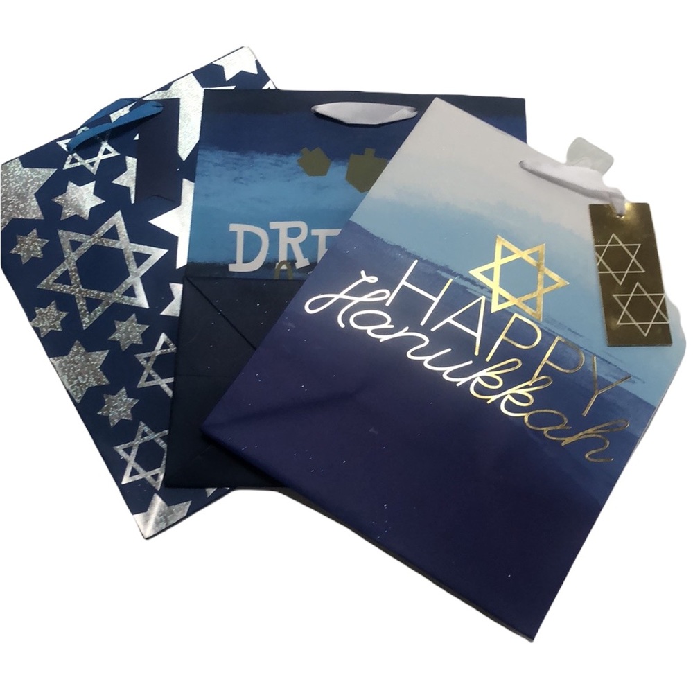 Set‎ of 3 Hanukkah Gift Bags NWT
